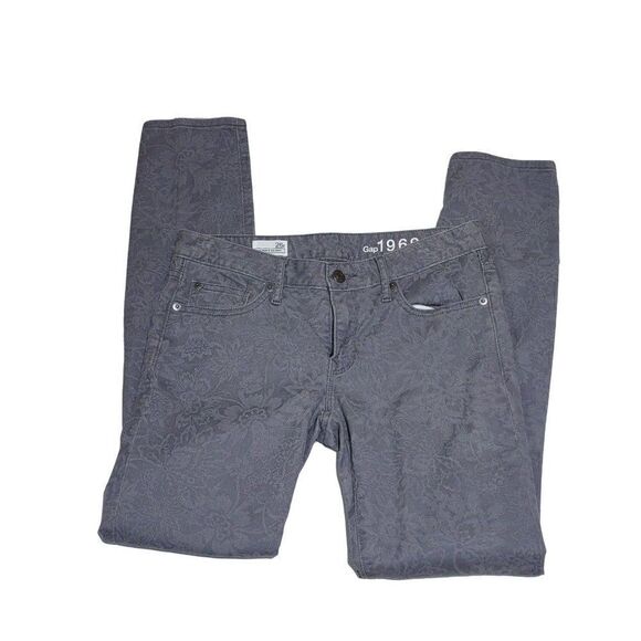 Gap 26R Floral Skinny Jeans - Picture 8 of 8